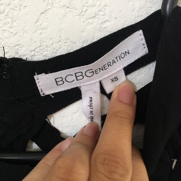 BCBG Generation High Low black dress - Picture 3 of 7